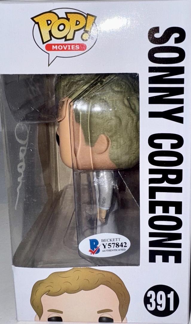 James Caan Signed Funko Pop #391 "Sonny Corleone" (Godfather) - Beckett COA