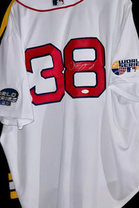 Curt Schilling Signed 2004 World Series Licensed Jersey - JSA COA