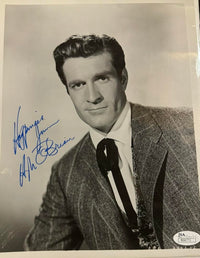 Hugh O'Brian Signed 8x10 Photo (The Life & Times Of Wyatt Earp) - JSA COA