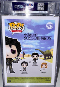 Johnny Depp Signed Funko Pop #979 Edward Scissorhands - JSA & PSA COA #1