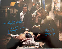 John Travolta, Eric Stoltz,Uma Thurman Signed 11x14 Photo (Pulp Ficton) - Everest/Beckett COA