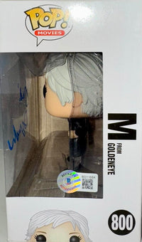 Judi Dench Signed Funko Pop #800 "M" (James Bond 007 Goldeneye) - Beckett COA #01