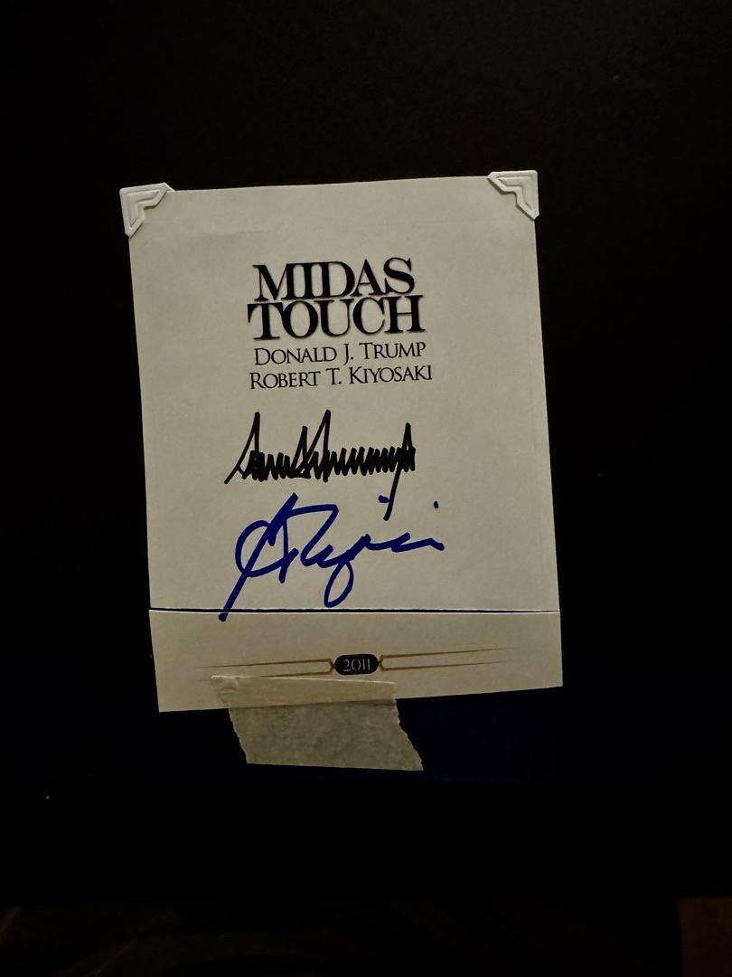 Donald Trump Signed & Matted Bookplate Cut Signature - Koschal COA #04