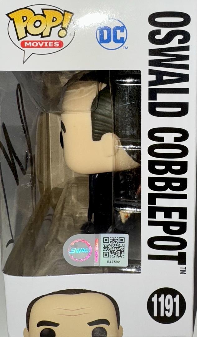 Colin Farrell Signed Funko Pop #119 "Oswald Cobblepot" (The Batman) - SWAU