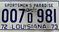 Richard Dreyfuss Signed License Plate Beckett COA (Jaws) #02