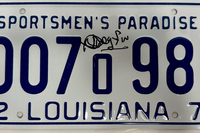 Richard Dreyfuss Signed License Plate Beckett COA (Jaws) #02