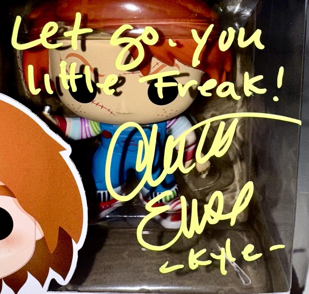 Christine Elise Signed Funko Pop #56 "Chucky" (Childs Play) w/Inscription - OC Celebrity Marketing #01