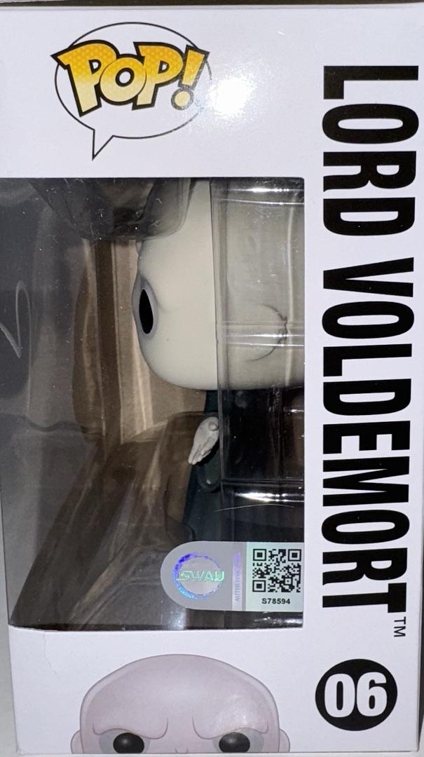 Ralph Fiennes Signed Funko Pop #06 Lord Voldemort (Harry Potter) - SWAU #01
