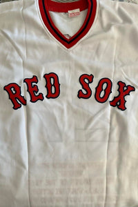 Carlton Fisk Signed Custom Red Sox White Jersey w/Career Stats - JSA COA