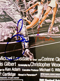 Roger Moore Signed 8x10 Photo (Moonraker) - JSA COA