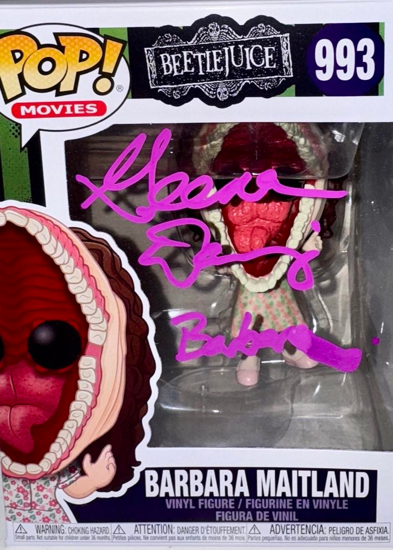 Geena Davis Signed Funko Pop #993 "Barbara Maitland" (Beetlejuice) - OC Celebrity Marketing