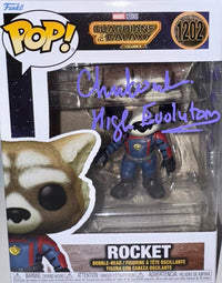 Chukwudi Iwuji Signed Funko Pop #1202 "Rocket Raccoon" (GOTG) w/ Inscription - SWAU