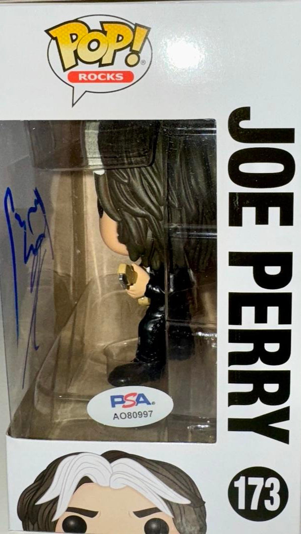 Joe Perry Signed Funko #173 Aerosmith - PSA COA