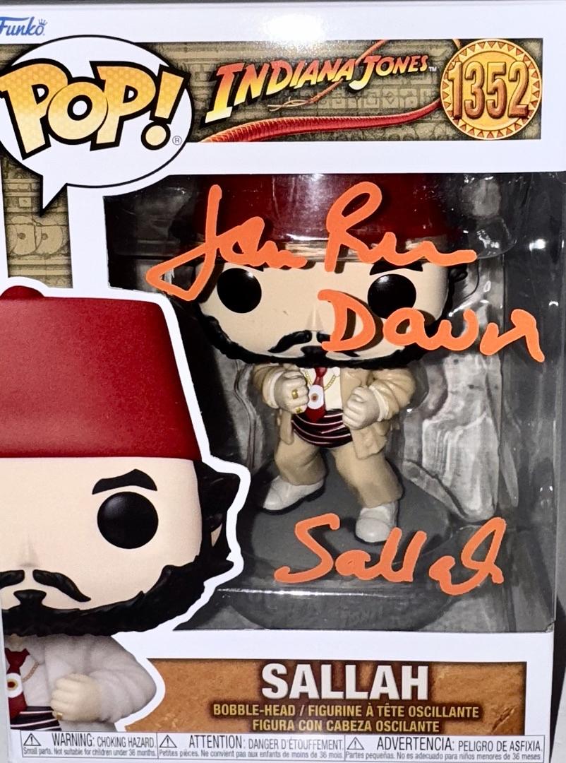 John Rhys-Davies Signed Funko Pop #1352 "Sallah" (Indiana Jones) - JSA COA #03