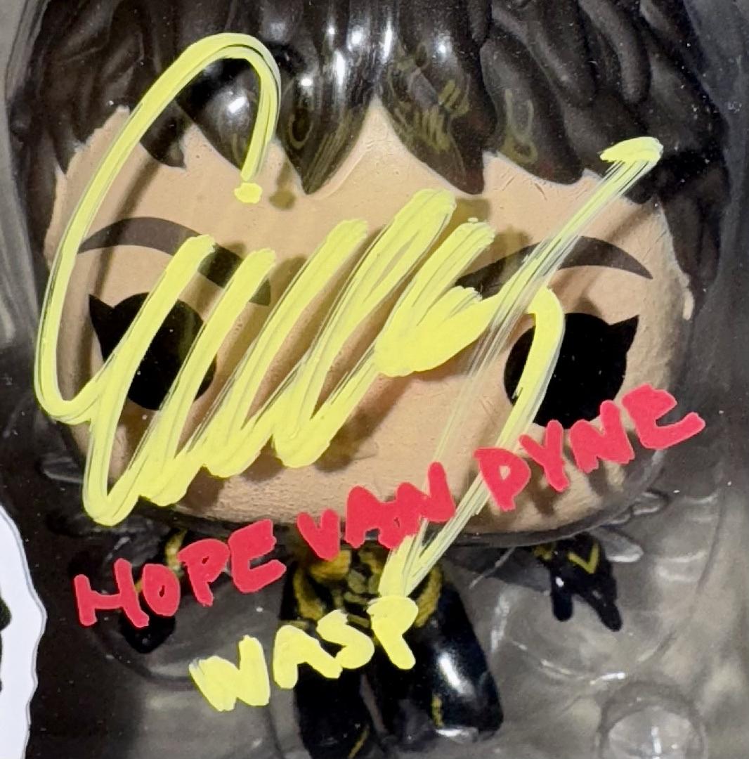 Evangeline Lilly Signed Funko Pop #1138 Wasp Ant-Man - JSA COA