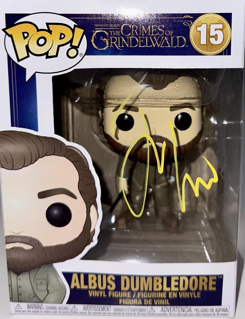 Jude Law Signed Funko Pop #15 "Albus Dumbledore" (Harry Potter) - Official Pix