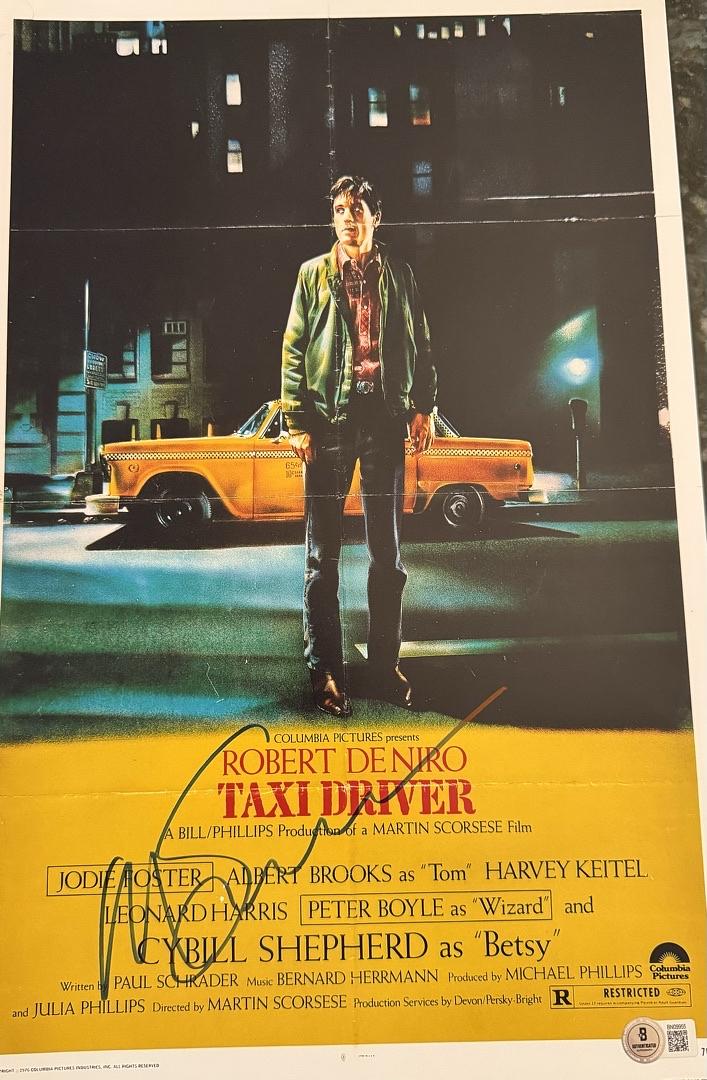 Martin Scorsese Signed 11x17 Photo (Taxi Driver) - Beckett COA