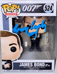 George Lazenby Signed Funko Pop #524 "James Bond" w/ 007 Inscription - Beckett COA #01