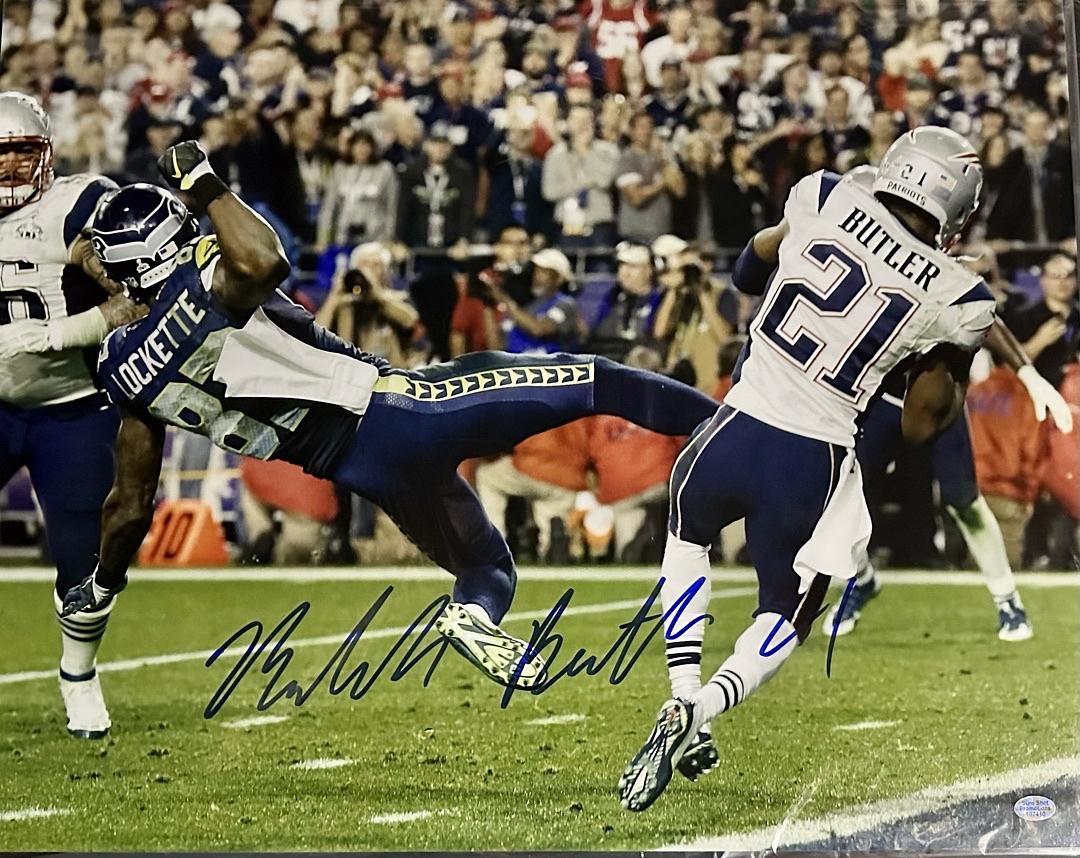 Malcolm Butler Signed 16x20 Photo New England Patriots - SureShot COA
