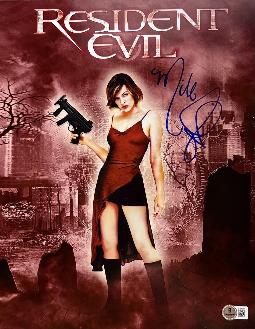 Milla Jovovich Signed 11x14 Photo (Resident Evil) - Beckett COA