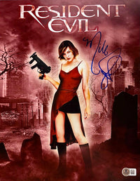 Milla Jovovich Signed 11x14 Photo (Resident Evil) - Beckett COA
