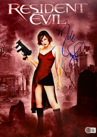 Milla Jovovich Signed 11x14 Photo (Resident Evil) - Beckett COA