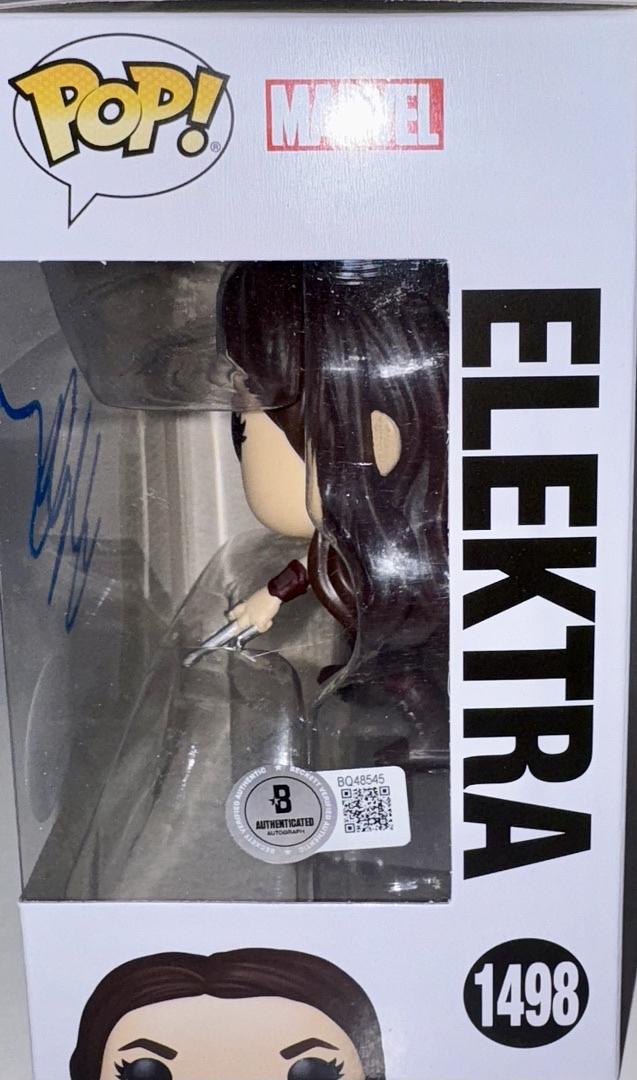 Jennifer Garner Signed Funko Pop #1498 "Elektra" Deadpool & Wolverine - Beckett COA #01