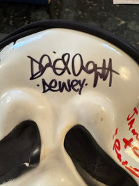 Dermot Mulroney, David Arquette, Jamie Kennedy Signed Scream Mask - JSA COA #02