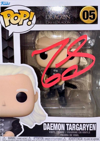 Matt Smith Signed Funko Pop #05 Daemon Targaryen (GOTG - House Of The Dragon)  - JSA COA #02