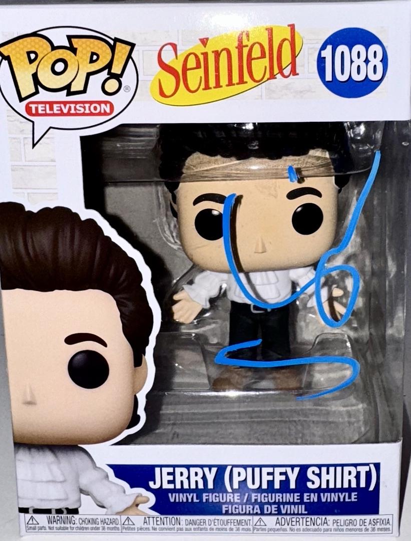 Jerry Seinfeld Signed Funko Pop #1088 Puffy Shirt (Seinfeld) - SWAU