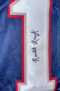 Robert Kraft Signed Custom Patriots Blue Jersey *VERY RARE* - JSA COA