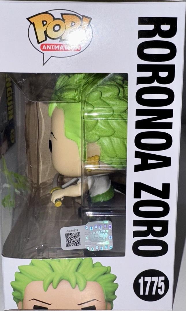 Chris Sabat Signed Funko Pop #1775 "Roronoa Zoro" (One Piece) - OC Celebrity Marketing #02