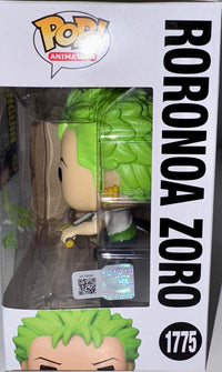 Chris Sabat Signed Funko Pop #1775 "Roronoa Zoro" (One Piece) - OC Celebrity Marketing #02