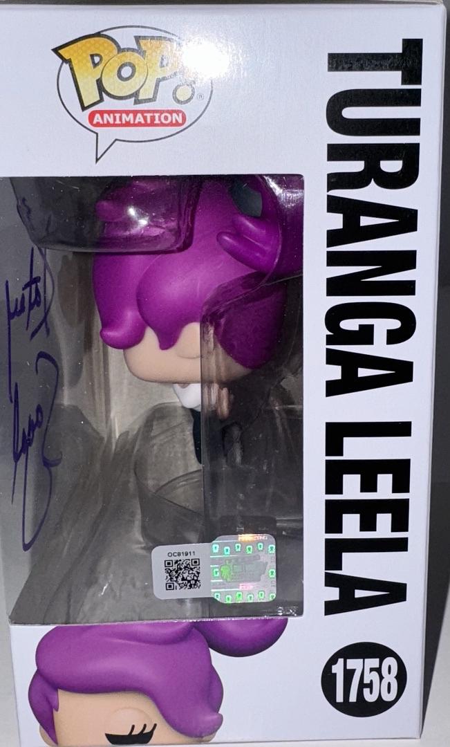 Katey Sagal Signed Funko Pop #1758 "Turanga Leela" (Futurama) - OC Celebrity Marketing #02