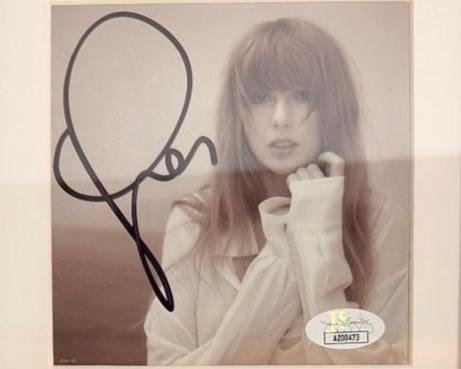 Taylor Swift Custom Framed & Signed CD Insert (The Tortured Poets Department) - JSA COA **SOLD**