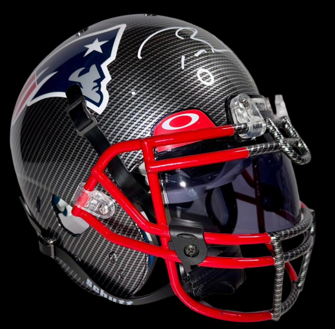 Tom Brady Autographed Full Size Authentic Schutt Helmet Tristar & GOAT COA