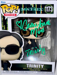 Carrie Anne Moss Signed Funko Pop #1173 "Trinity" (Matrix) - Official Pix #01