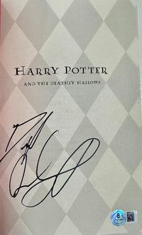 Daniel Radcliffe Autographed Book Deathly Hallows -  Beckett COA