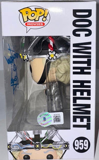 Christopher Lloyd Signed Funko Pop #959 "Doc Brown" (Back To The Future) - Beckett COA #01