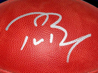 Tom Brady Autographed NFL Duke Super Bowl XLIX Football Fanatics and GOAT COA