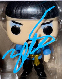 Zachary Quinto Signed Funko Pop #1139 "Spock" (Star Treck) - Beckett COA #02