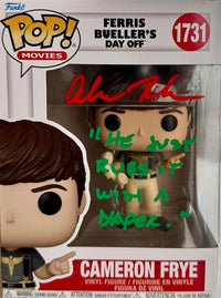 Alan Ruck Signed Funko Pop #1731 "Cameron Frye" (Ferris Bueller) w/ Long Quote - JSA COA #03