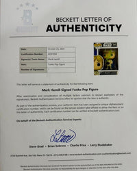 Mark Hamill Signed Funko Pop #594 Luke Skywalker / Star Wars -  PSA Graded & Beckett COA