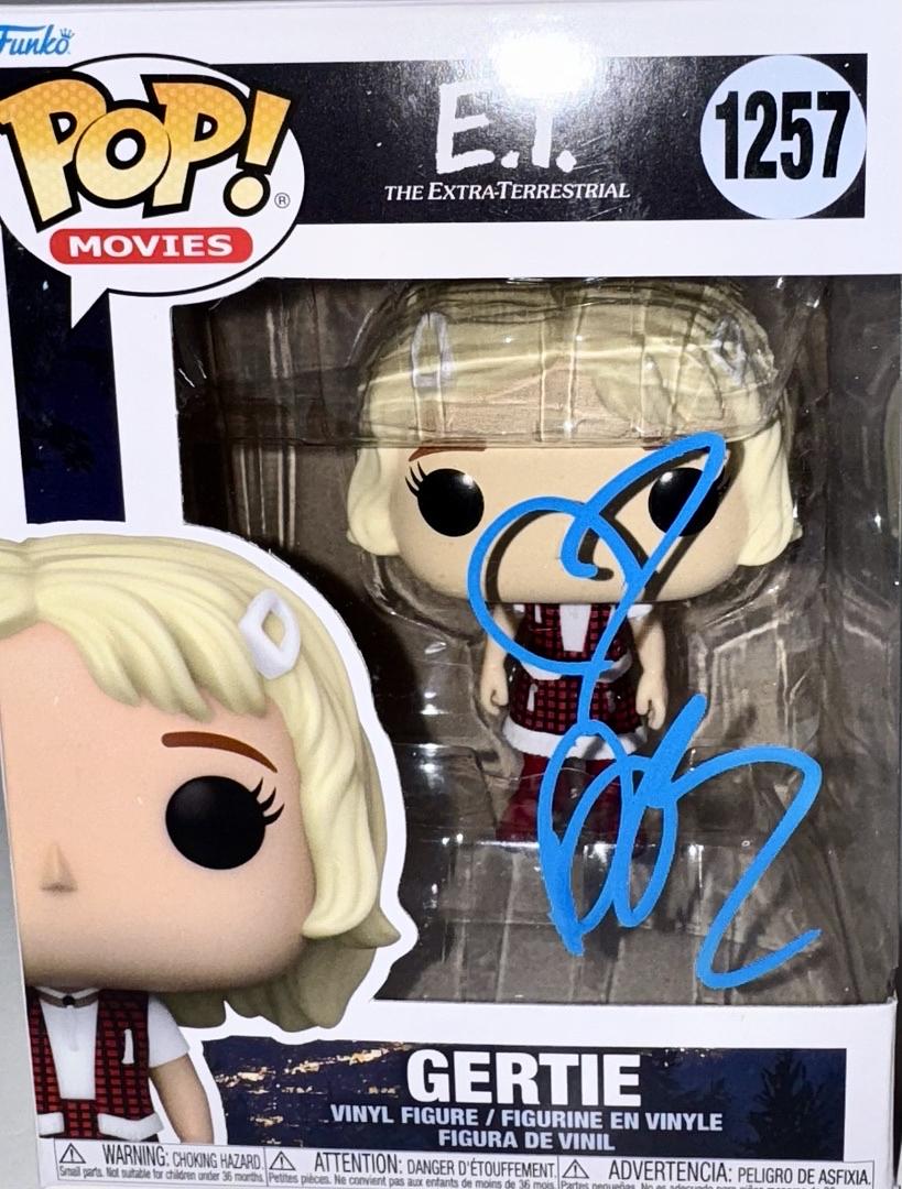 Drew Barrymore Signed Funko Pop #1257 "Gertie" E.T. Movie - Beckett COA