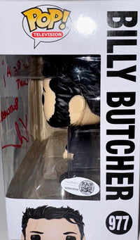 Karl Urban Signed Funko Pop #977 "Billy Butcher" (The Boys) w/Quote Red Ink - JSA COA