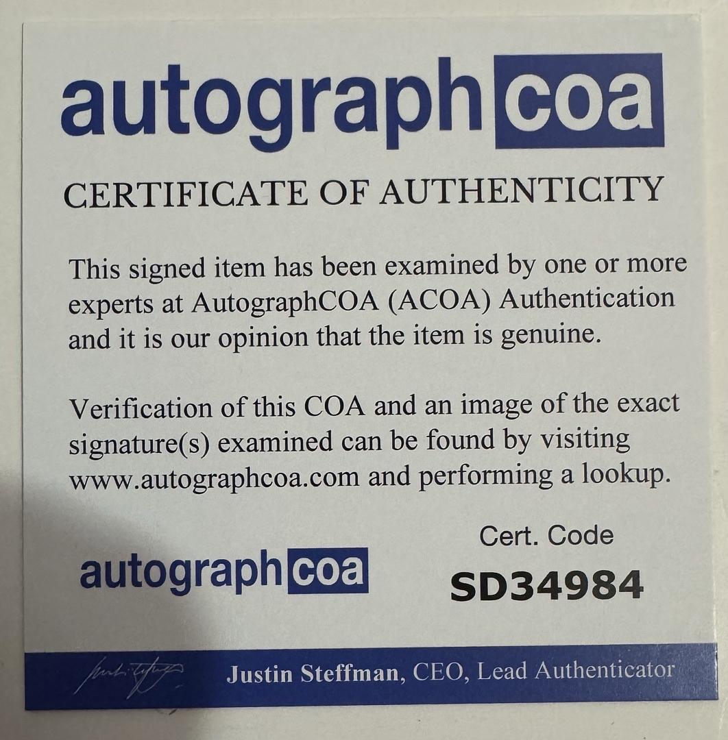 Rod Stewart Signed 8x10 Photo - ACOA