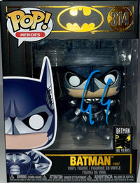 George Clooney Signed Funko Pop #314 Batman (Blue Ink) - Fanatics Beckett COA #4