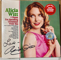Alicia Witt Signed Album "I Think I'm Spending Christmas With You" Vinyl Record - Beckett COA