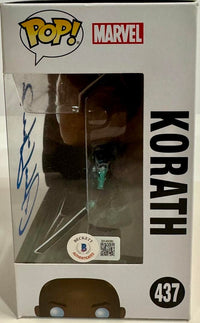Djimon Hounsoi Signed Funko Pop #437 (Captain Marvel) - Beckett COA