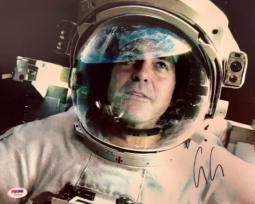 George Clooney Signed 11x14 Photo (Gravity) - PSA COA